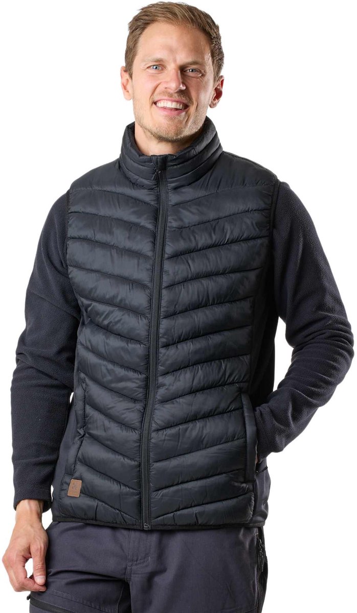 X-trail Hybrid Vest – Winddichte herenbodywarmer Zwart