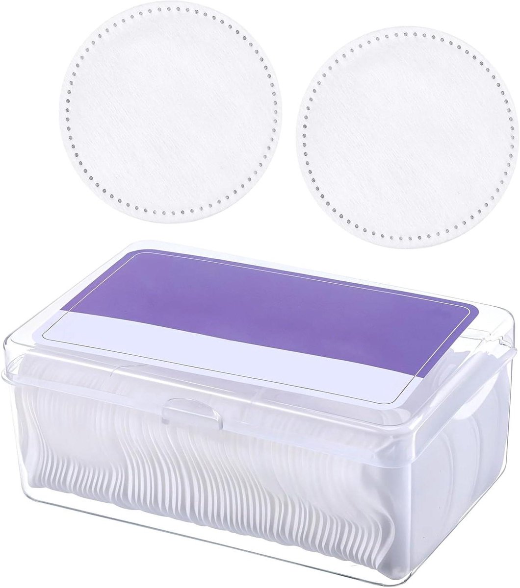 Katoenen ronde pads - 120 stuks - zacht en absorberend - make-up verwijderen - huidverzorging