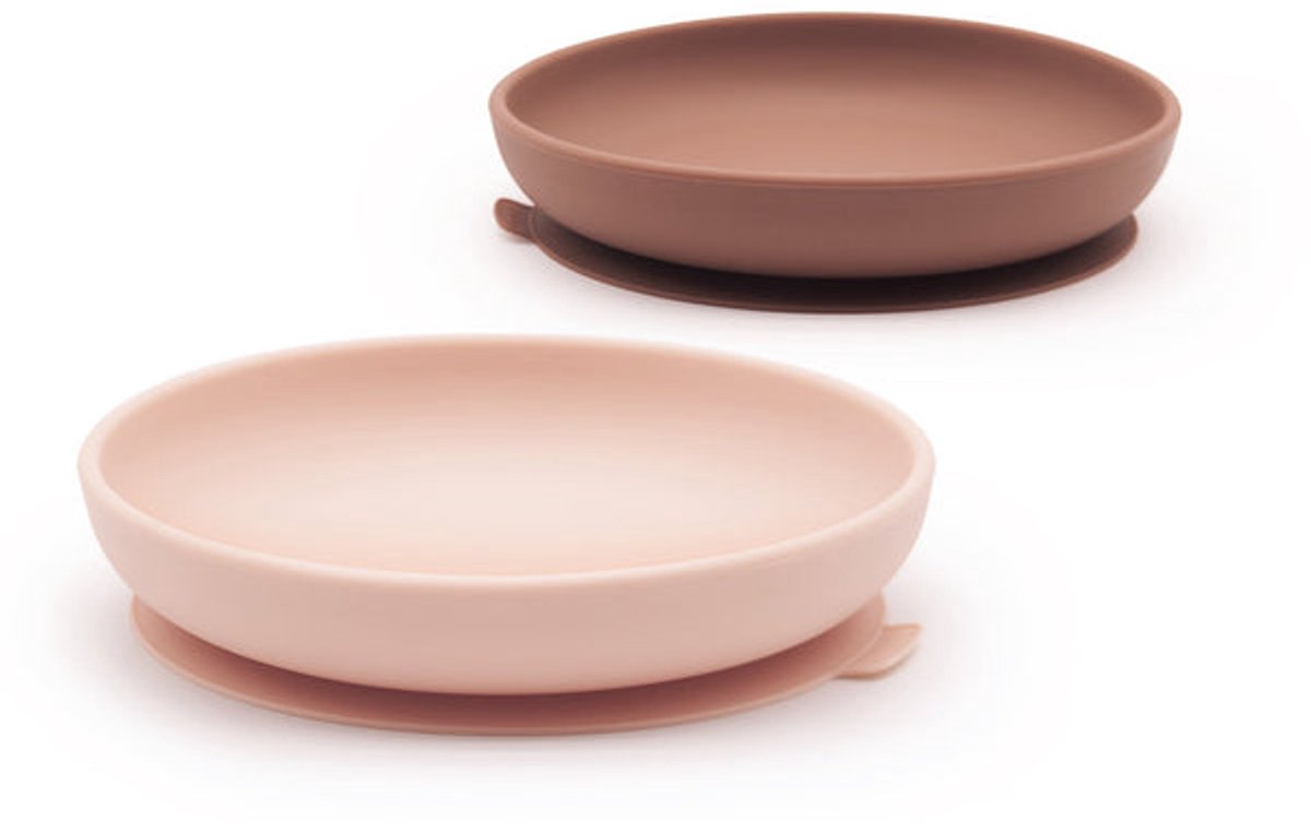 Ekobo - Siliconen kinderbordje - Anti-slip - Sterk - BPA-vrij roze