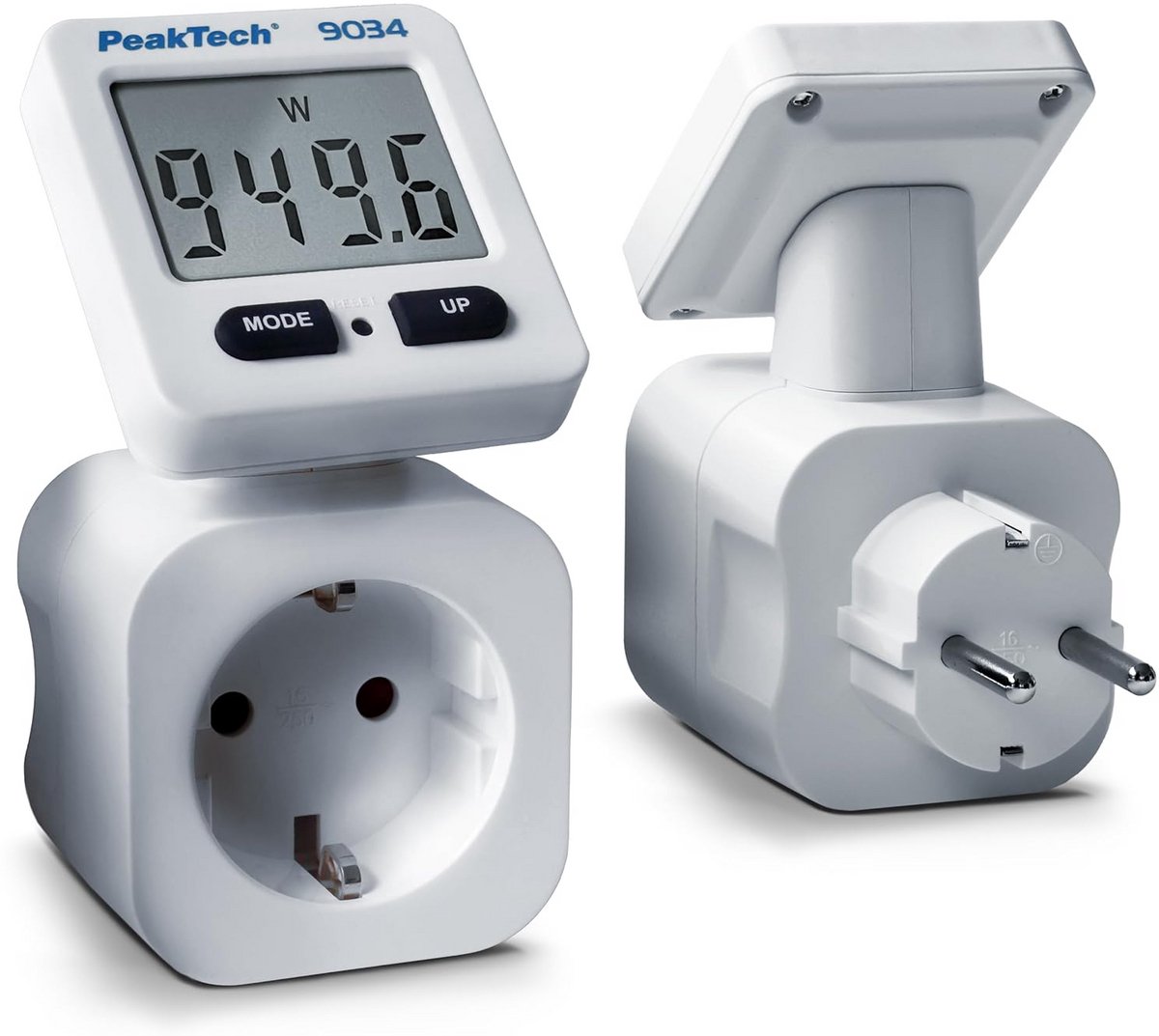 Energiekostenmeter met Flowmeting en Roterend Display