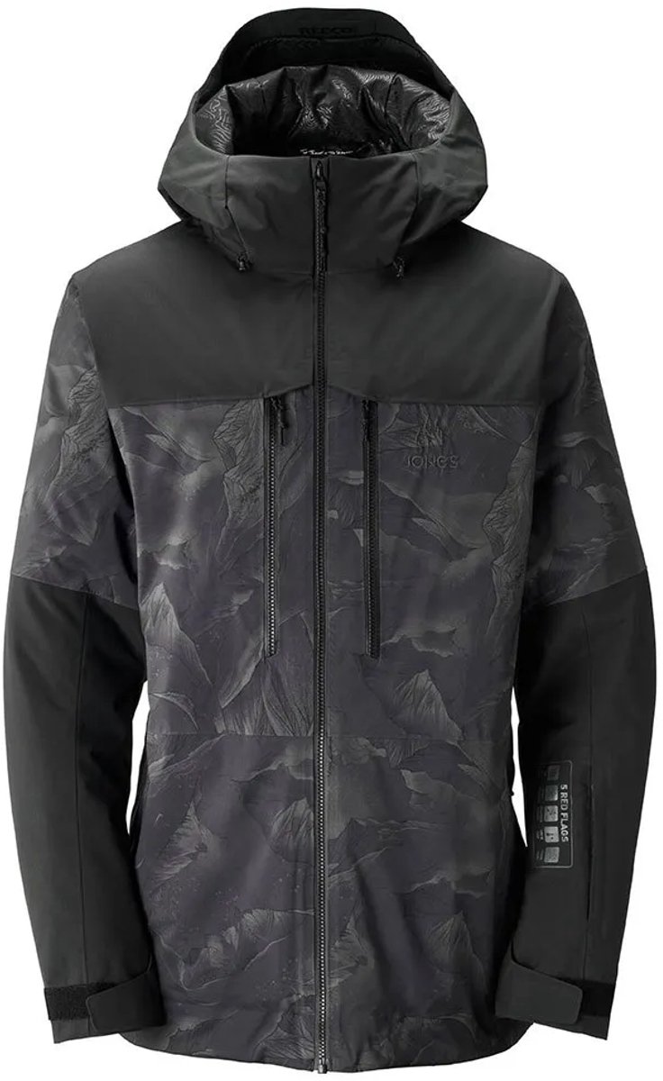 Jones Mtn Surf Recycled Jas Grijs S Man