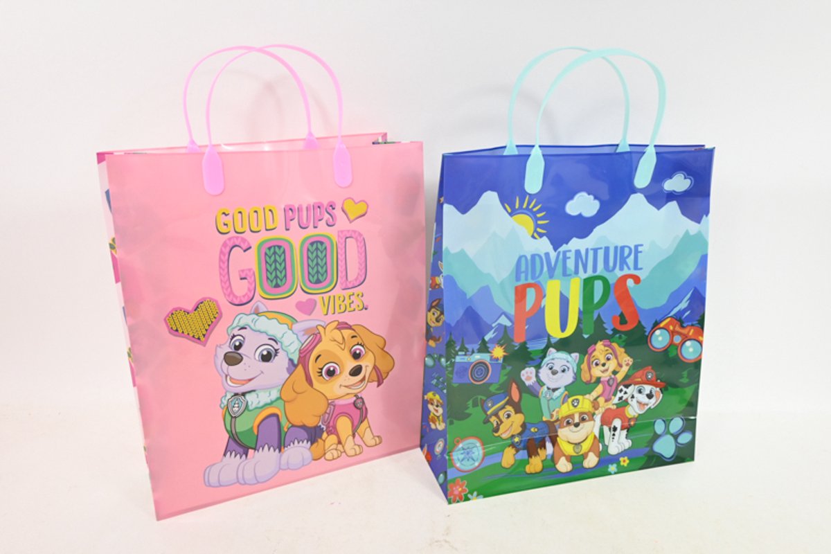 Geschenktas plastic kinderen 32x27x10cm
