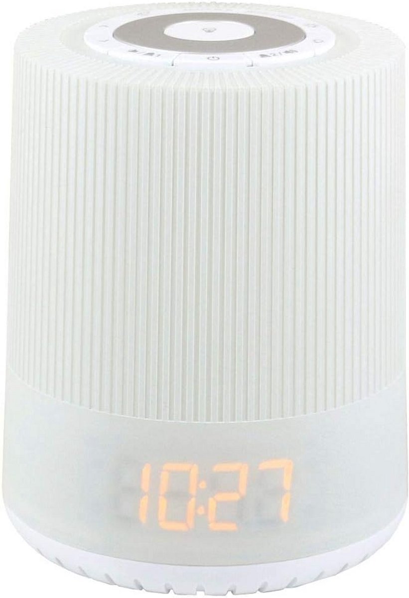 Wekkerradio met Wake-up Light, Natuurgeluiden en Kleurwisselend Nachtlampje