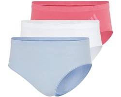 adidas Sportswear 3PK HIPSTER - Sport Active Seamless - Packaged Panties – Damen Onderbroek - koraal, wit, lichtblauw