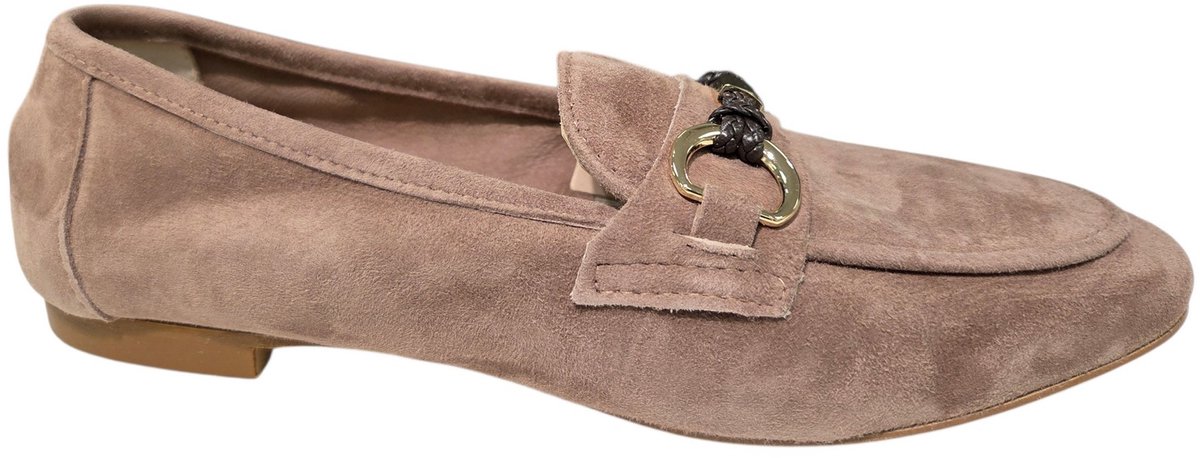 Gianluca Pisati Ivy Camoscio Mouve Instappers Bruin Suede Dames - Bruin - 41