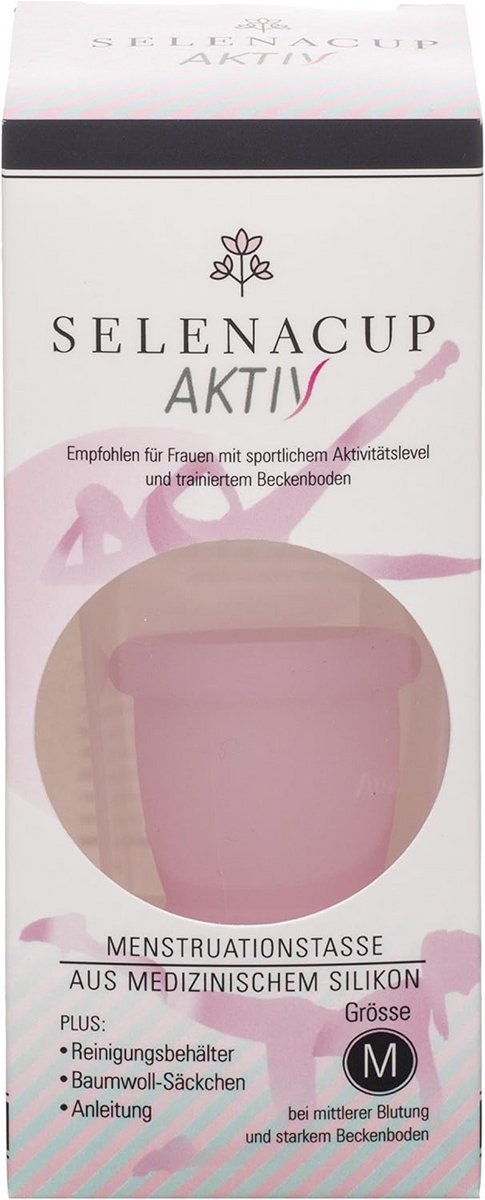 Menstruatiecup Maat M - Medische Siliconen - Voor Actieve Vrouwen