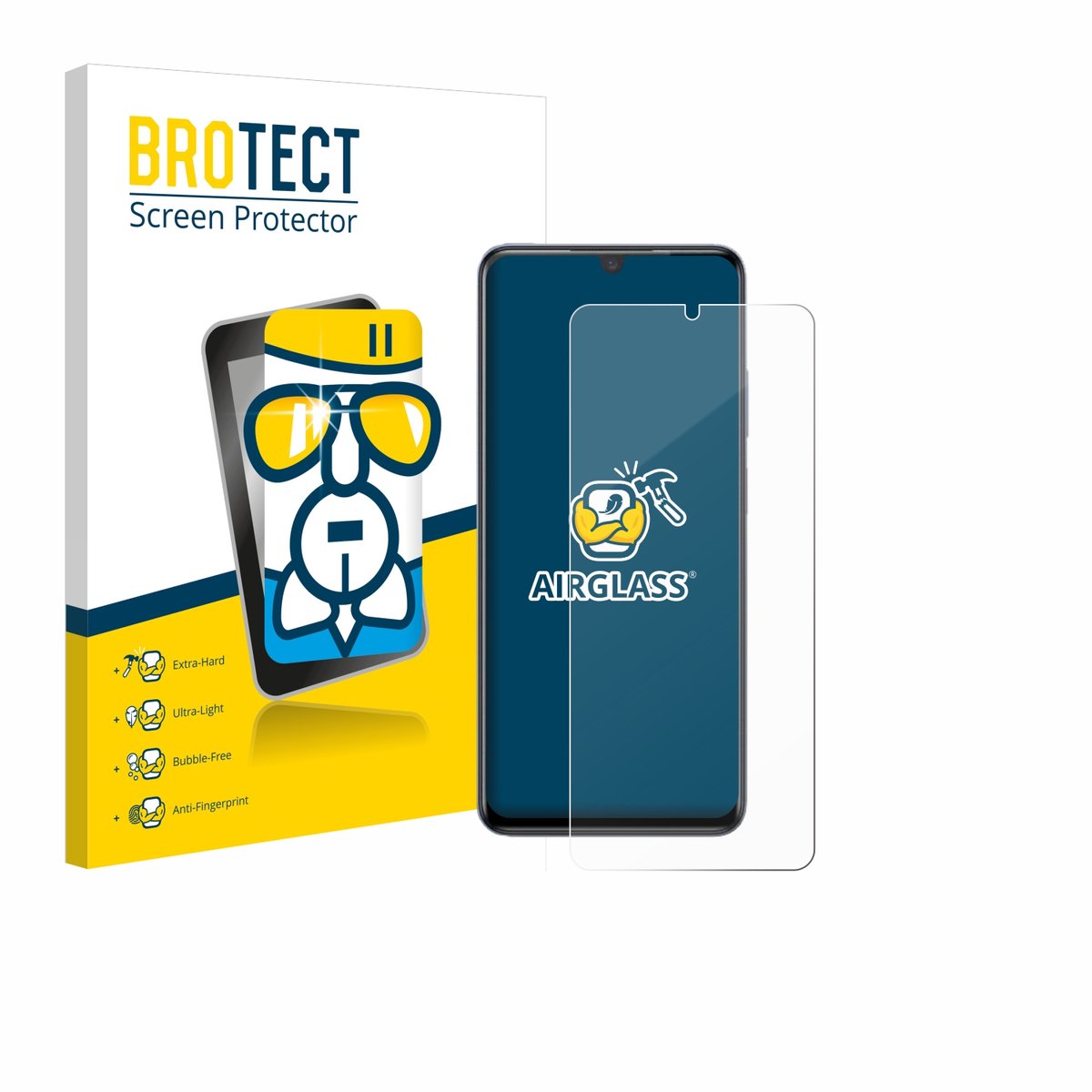 Screenprotector voor ZTE Blade V70 Max Beschermglas transparant