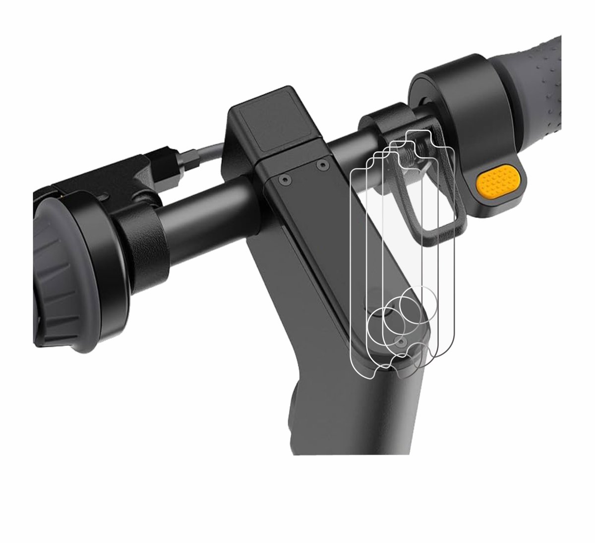 Savvies - Screenprotector voor Segway Ninebot KickScooter MAX G2D - Folie Beschermfolie transparant 6 Stuks – foto 5