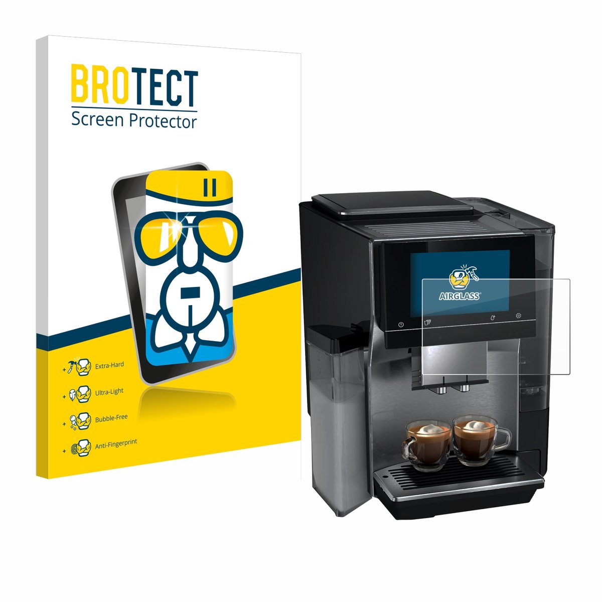Screenprotector voor Siemens EQ700 Beschermglas transparant
