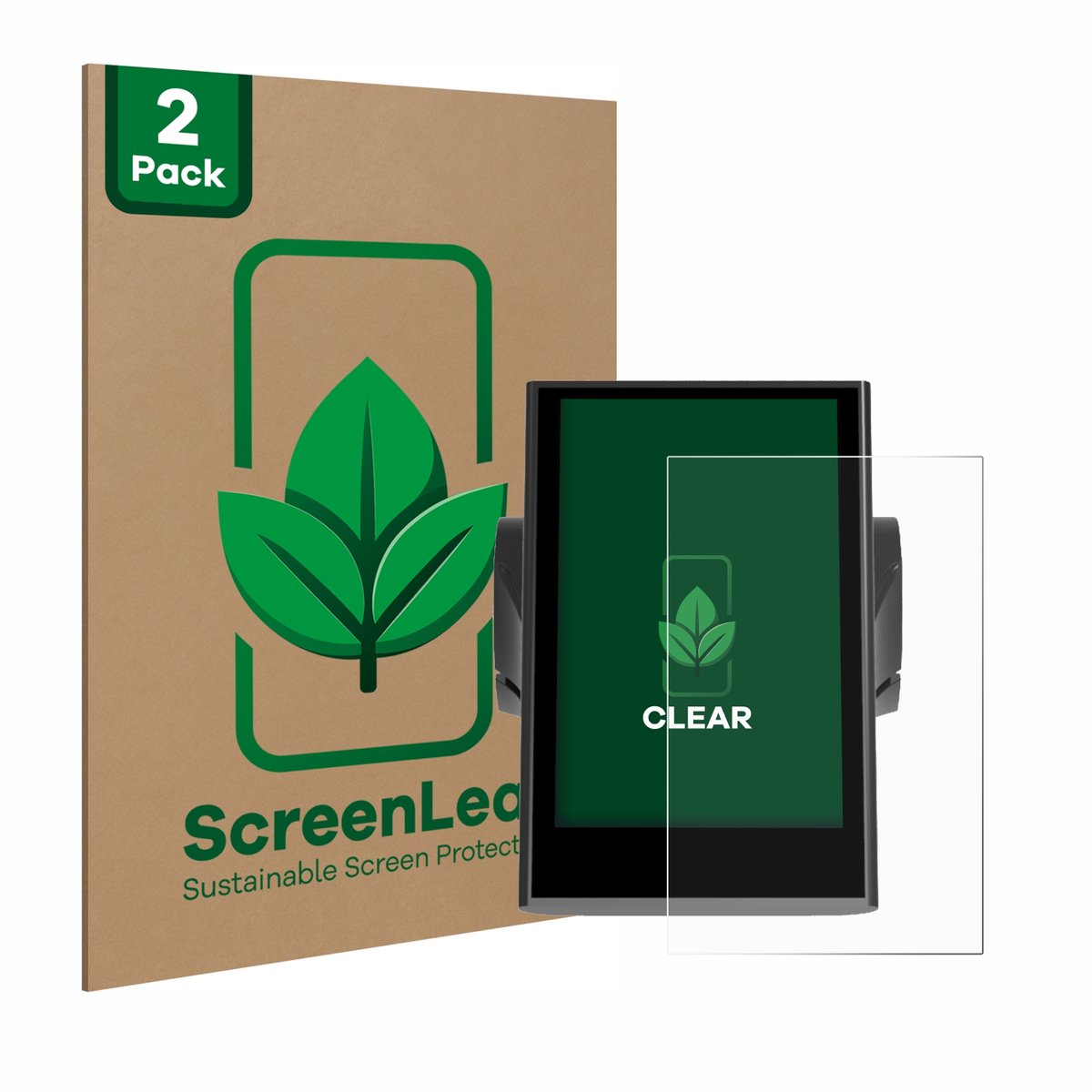 2 Stuks Screenprotector voor Bafang DP C18 - Hoogwaardige Beschermfolie transparant
