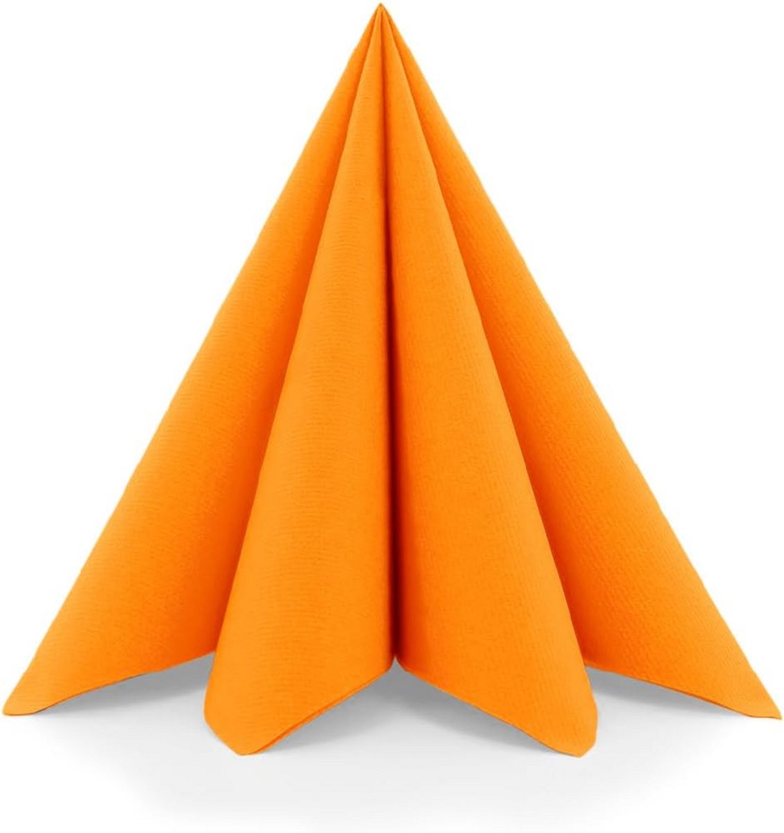 Luxe Stofachtige Airlaid Servetten Curry Oranje 40x40 cm voor Feest en Diner