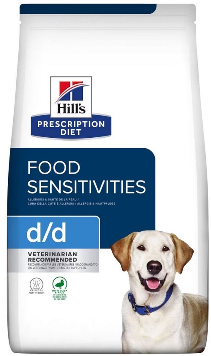Hill's PD Food Sensitivities - Hondenvoer - Eend - Rijst - 4 kg