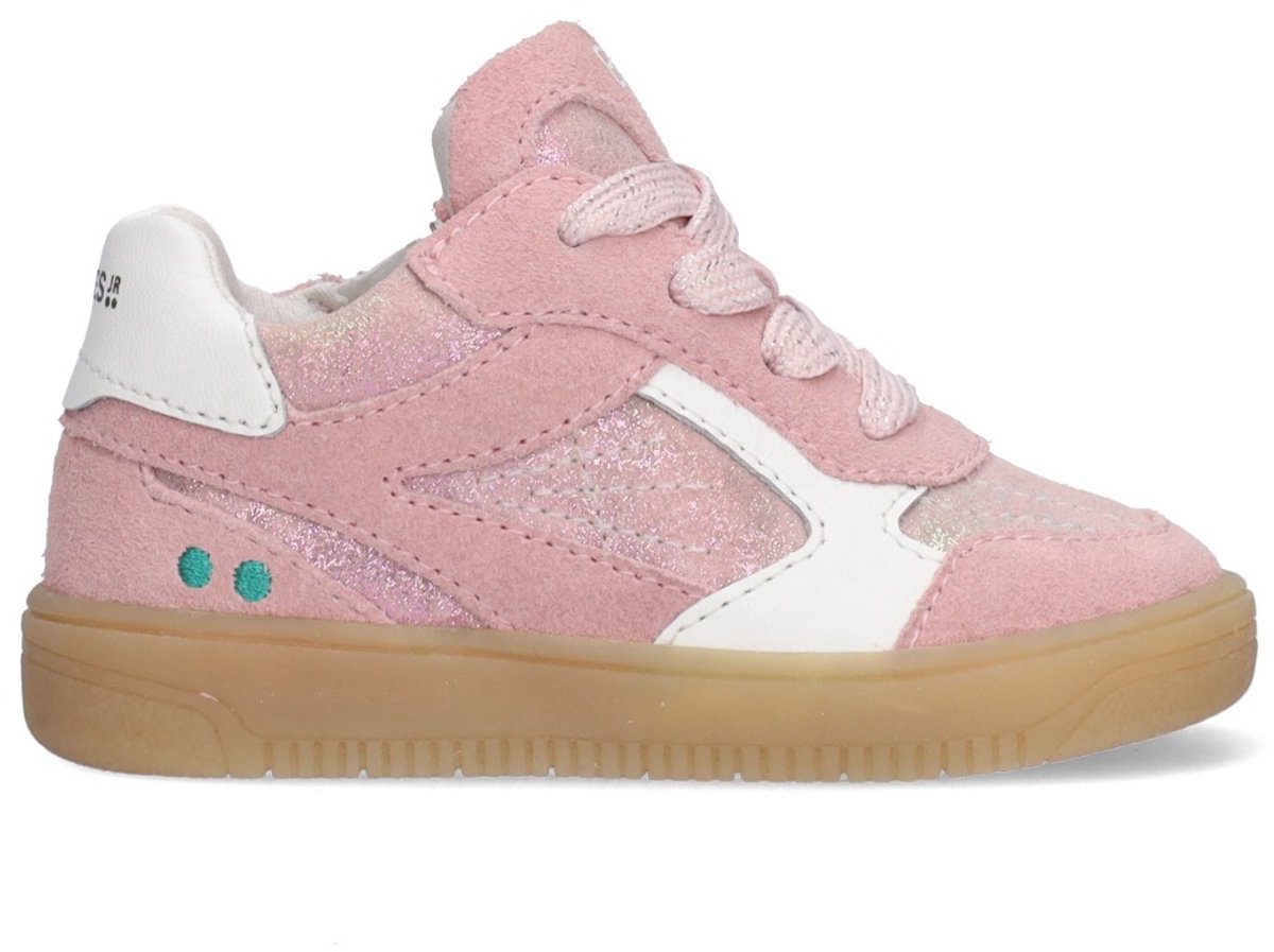 BunniesJR 226208-470 Meisjes Lage Sneakers - Roze - Leer - Veters