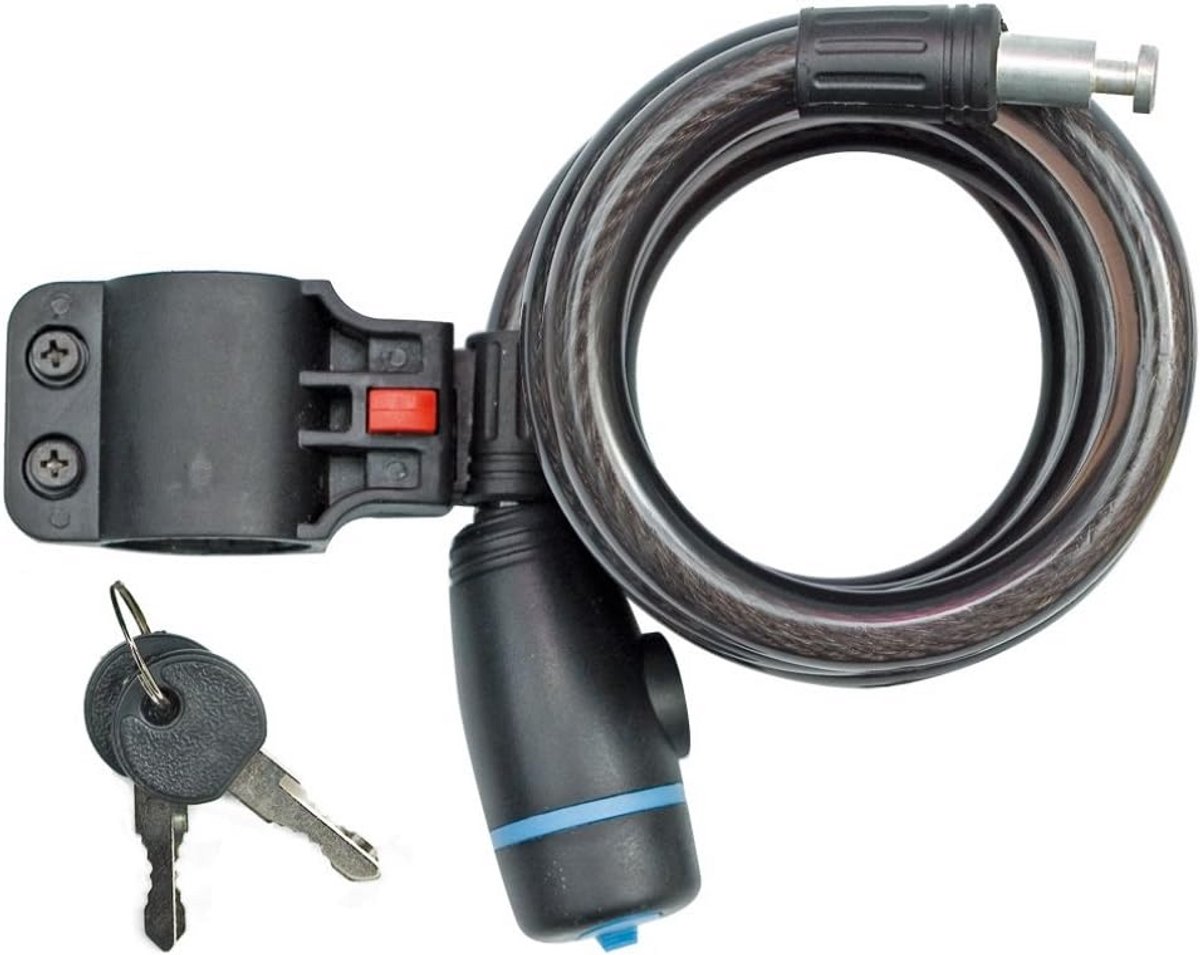 Extra Sterk Fietsslot 12mm Dik en 180cm Lang - Beveiliging voor Fiets en Scooter