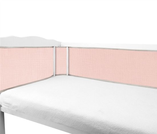 Baby Bed Omrander - Bedbumper Ademend - Hoofdbeschermer