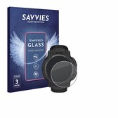 Savvies - Protection d'écran en Glas trempé 9H pour Garmin Instinct Crossover Solar (3 pièces)
