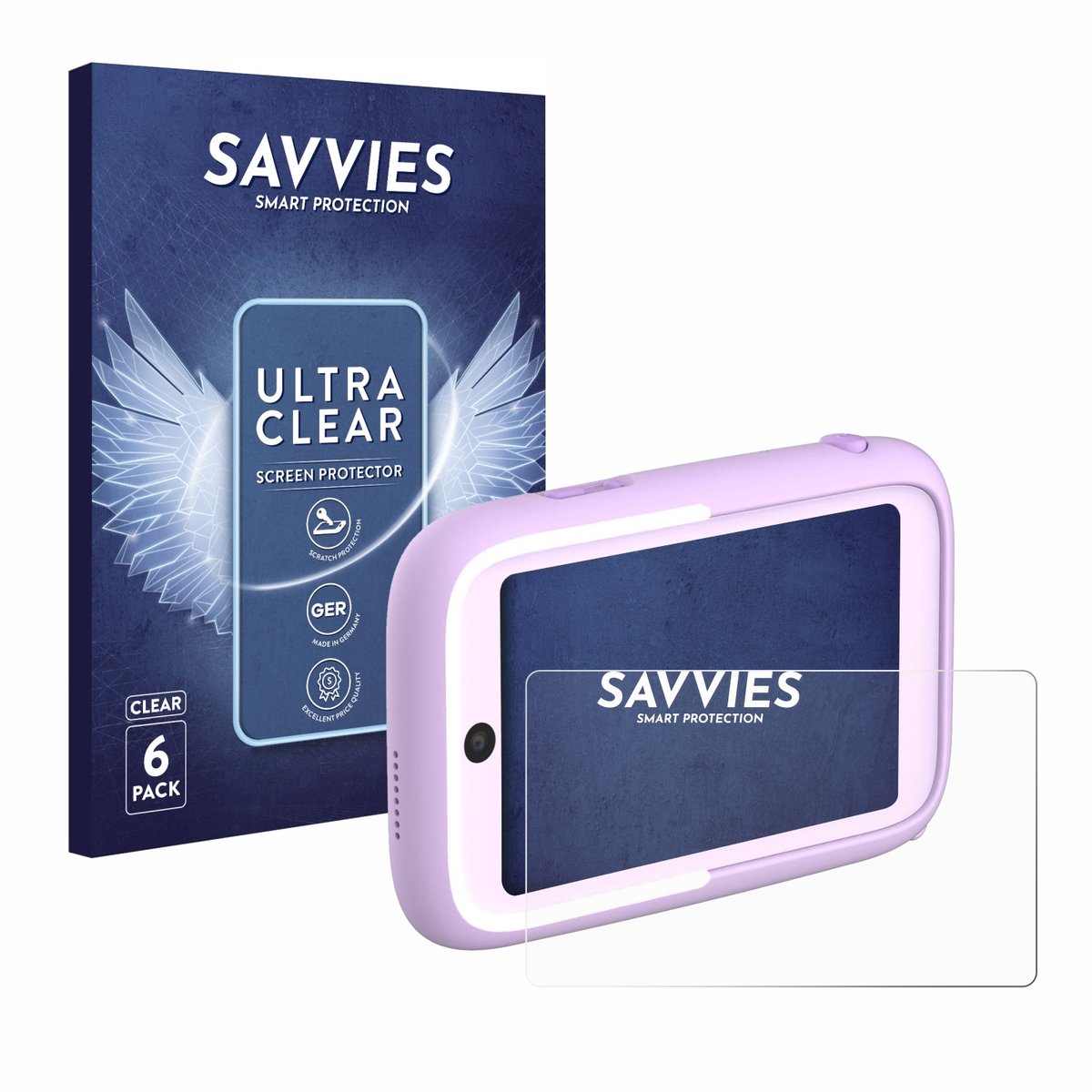 Savvies - Screenprotector voor Myfirst Camera 50 - Folie Beschermfolie transparant 6 Stuks