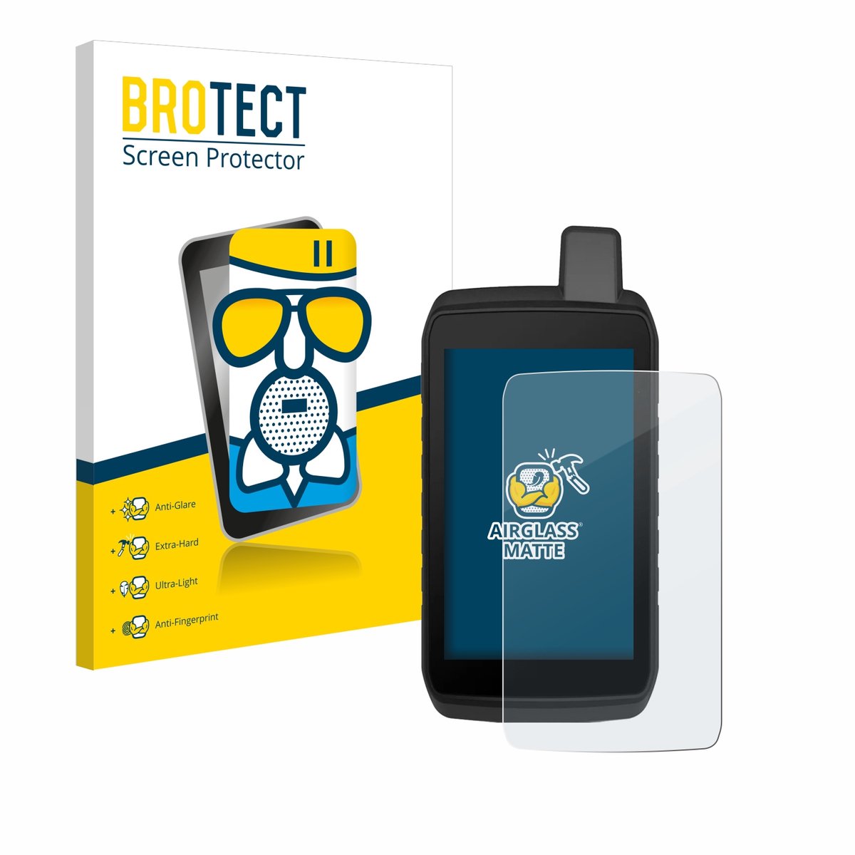 BROTECT - Screenprotector voor Garmin Montana 710 - Folie Beschermfolie Beschermglas matte