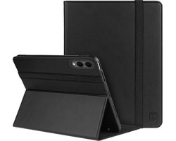 Rosso Element Hoes Geschikt voor Samsung Galaxy Tab S11 Ultra | Book Case | Volledige bescherming | Elastische band | Sleep/Wake functie | Met Penhouder | Verstelbare standaard | Zwart