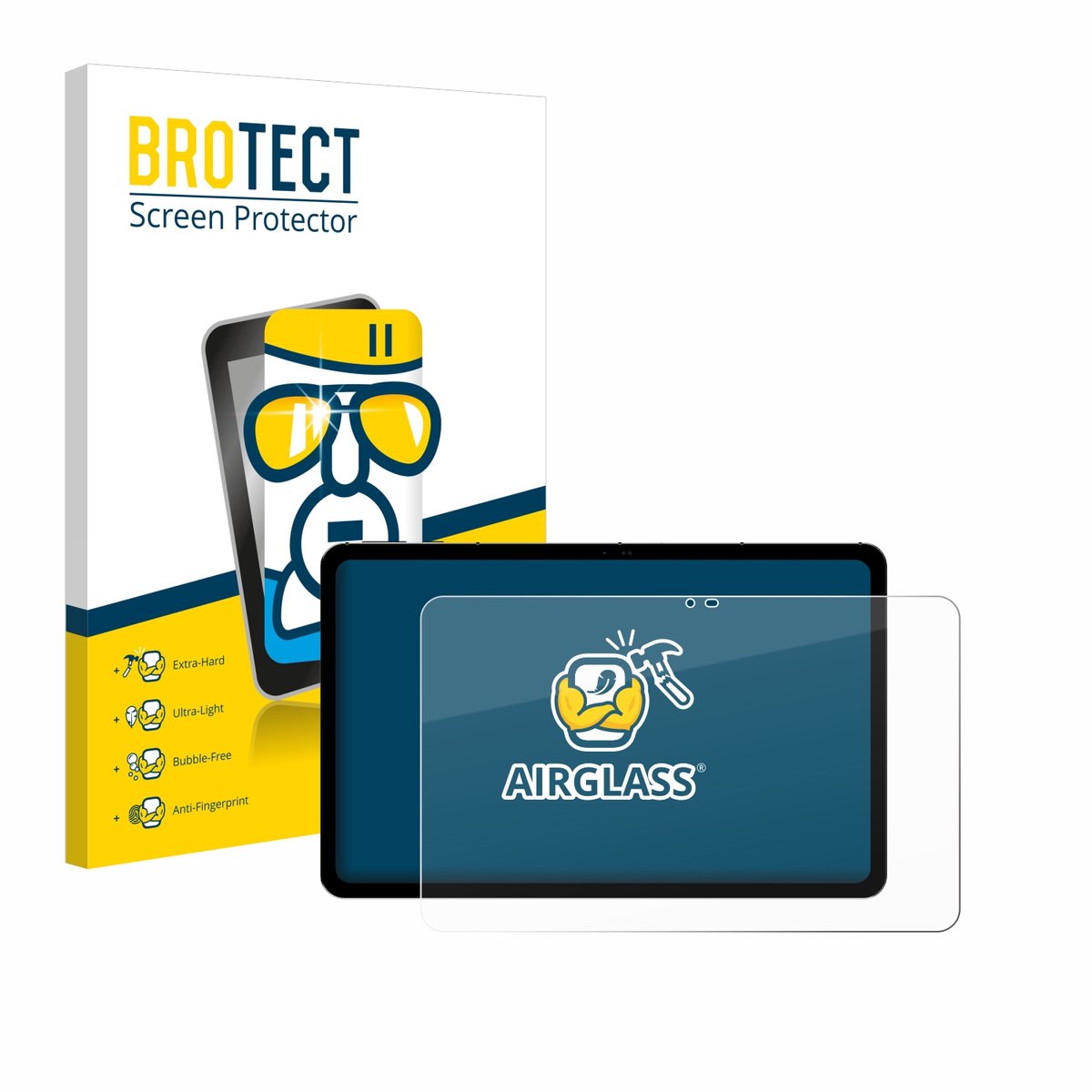 Screenprotector voor Peaq PET 10980-F628E Beschermglas transparant