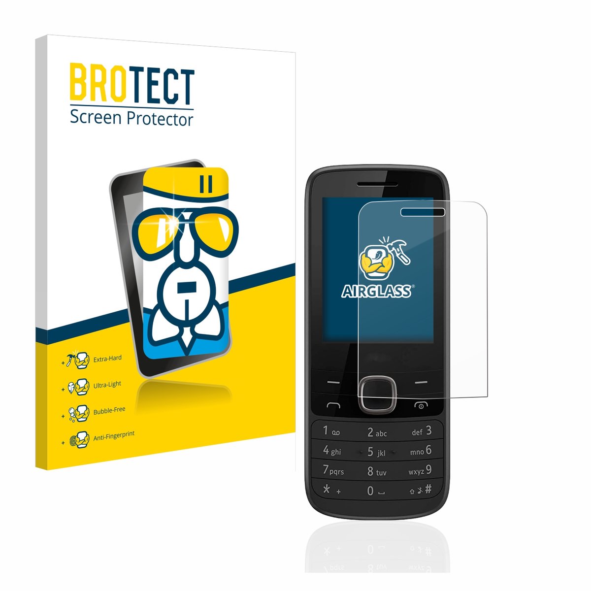 Screenprotector voor Nokia 225 4G Beschermglas transparant