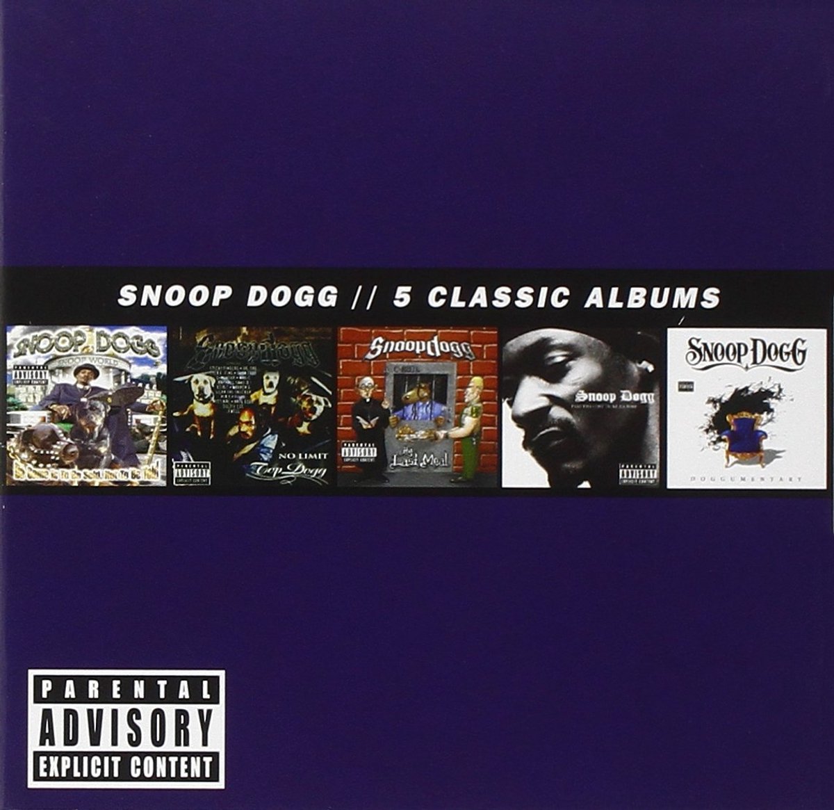 5 Klassieke Albums CD Boxset Rapper