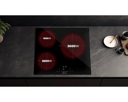 Inbouwkookplaat Inductie met 3 Zones en Krachtige Boosterfunctie