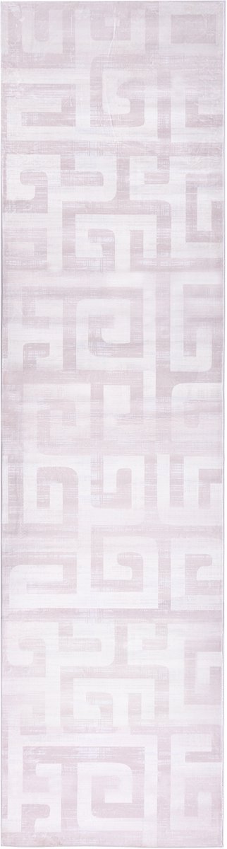 BELIANI BEYDAG - Loper vloerkleed - Beige - 80 x 300 cm - Stof