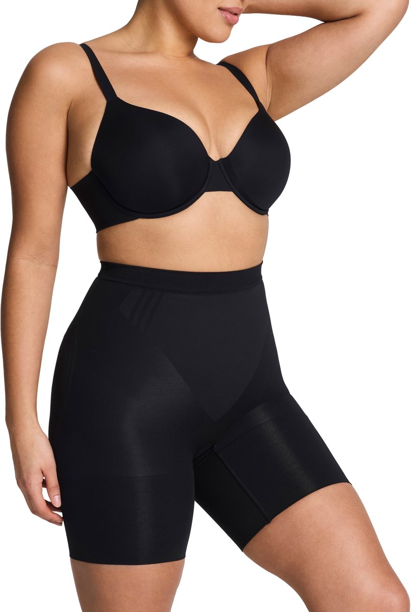 SPANXsculpt GoFigure Midthigh Short - Kleur Zwart - Maat XL