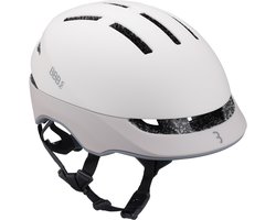 BBB Cycling SideStreet MIPS Casque de vélo urbain - Unisexe - Casque de vélo électrique avec fermeture Fidlock - 14 trous d'aération - S (51-55cm) - Gris chaud mat / Beige
