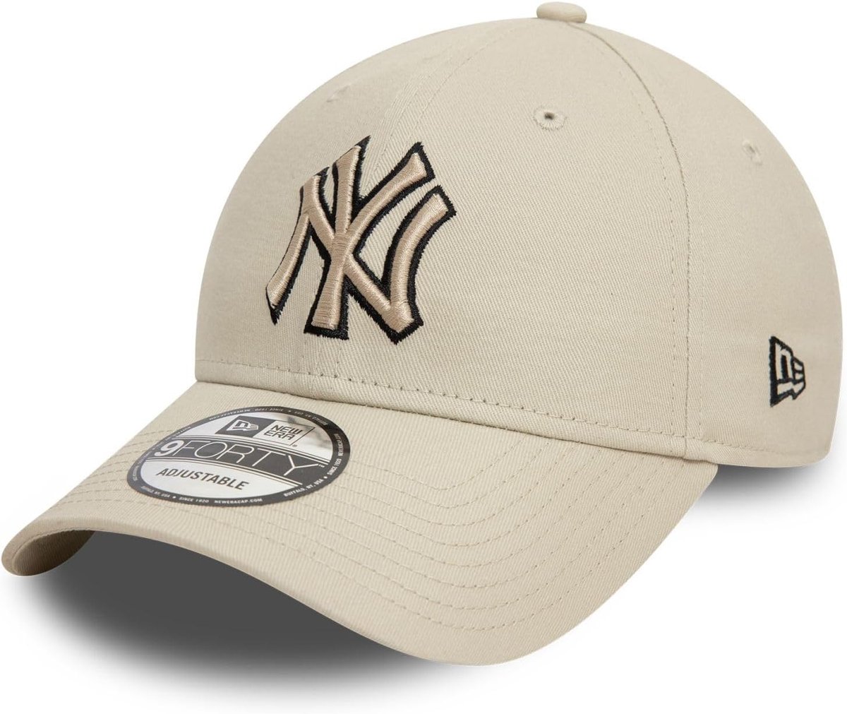 Verstelbare Baseball Cap Team Outline 9Forty - Stone Zwart