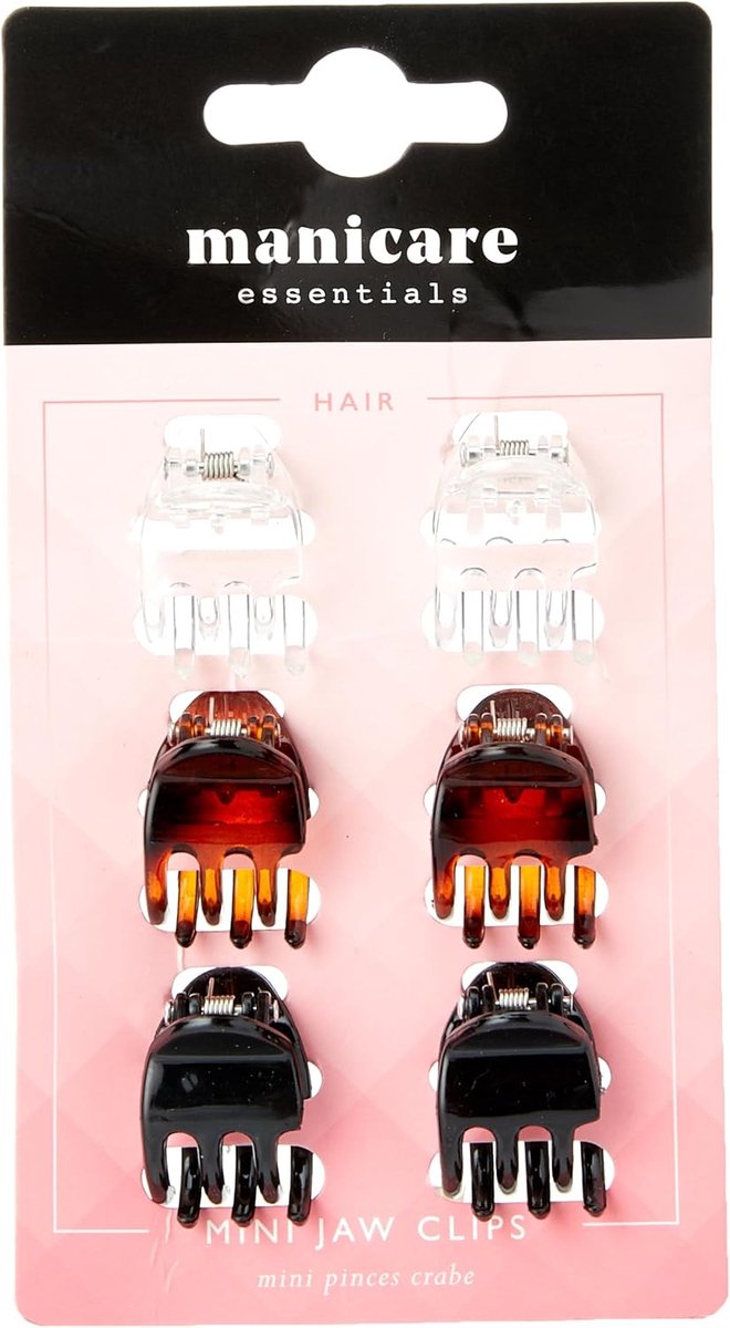 Set van 6 Kleine Haarclips voor Secties, Klemmen en Versiering