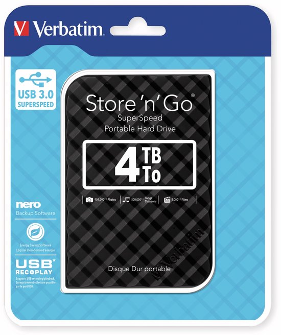 Verbatim Store n Go 2,5" 4TB van Merkloos — afbeelding 4