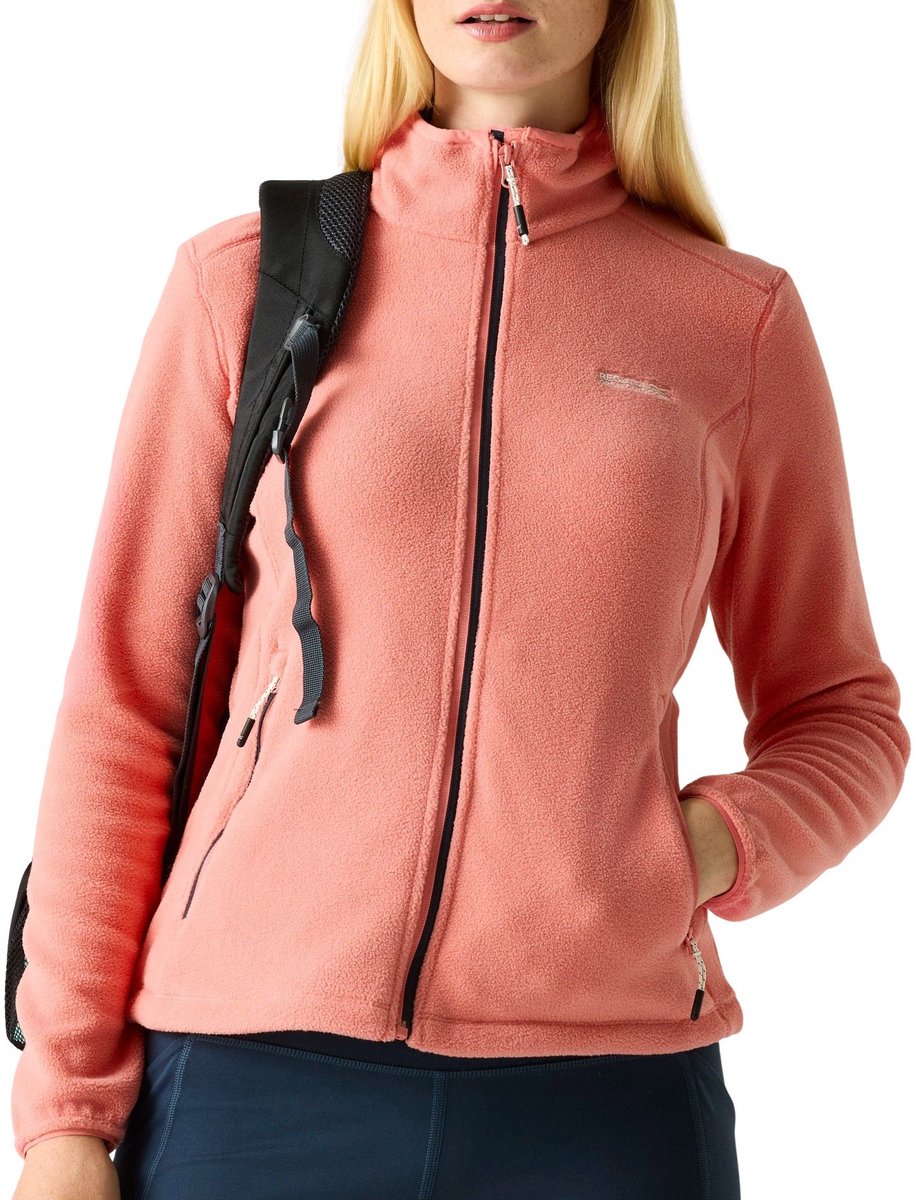 Floreo IV Fleece wandelpak met volledige ritssluiting voor dames Roze