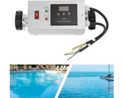 Elektrische Zwembadverwarming Thermostaat 3KW 220V 39.8*13*15.2cm Warmtepomp Warmtewisselaar Voor Zwembad Spa Bad