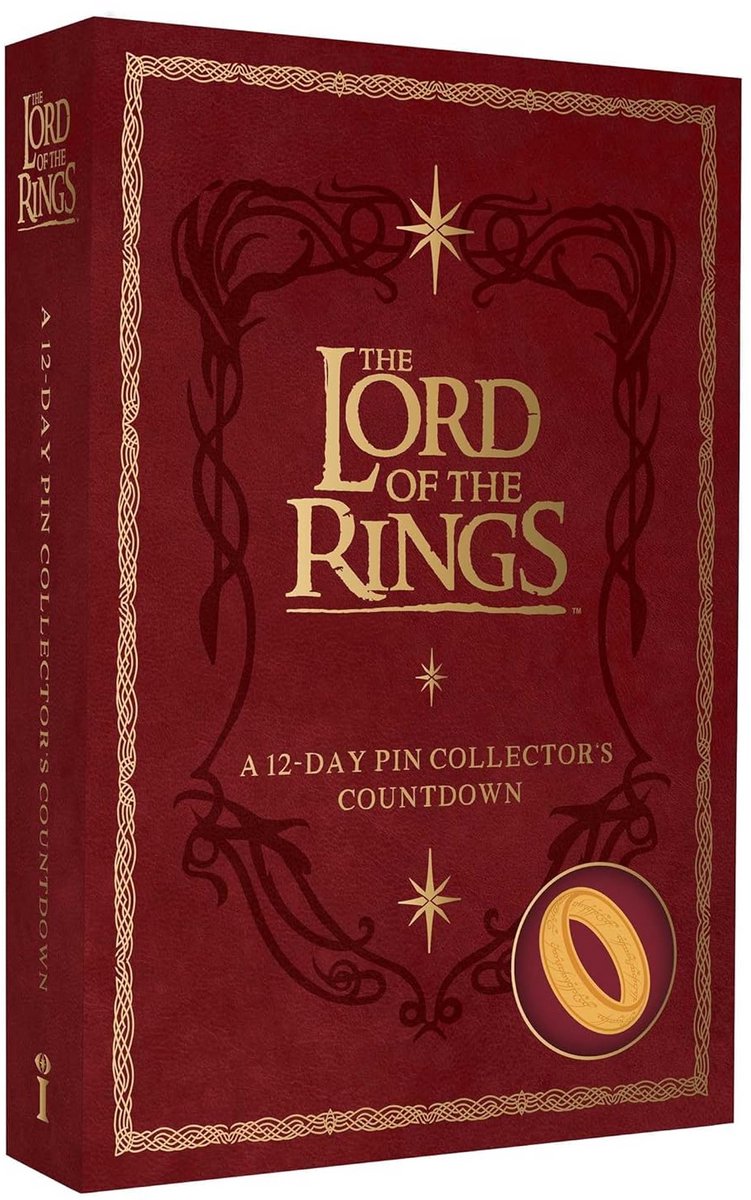 Advent Kalender met 12 Unieke Emaille Spelden: Fantasy Film Inspiratie Cadeau