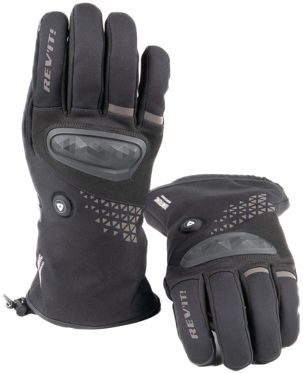 REV'IT! Verwarmde motorhandschoenen - Phoenix H2O - Zwart - M