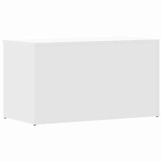 VDXL Opbergkist 84x42x46 cm bewerkt hout wit