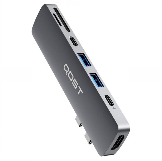 7-in-2 USB-C Hub voor MacBook Pro A...