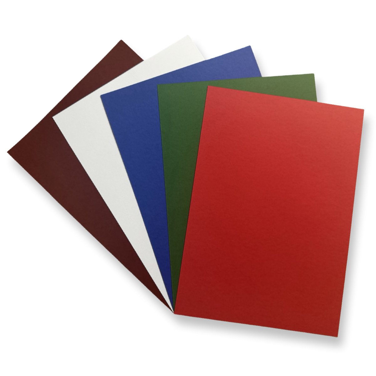 100 Vellen Gekleurd A4 Karton - Kerstkleuren - Knutselpapier - 29,7x21cm - 250 g/sm