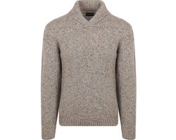 Pull-over en tweed de Wool Eco taupe - Taille L - Homme