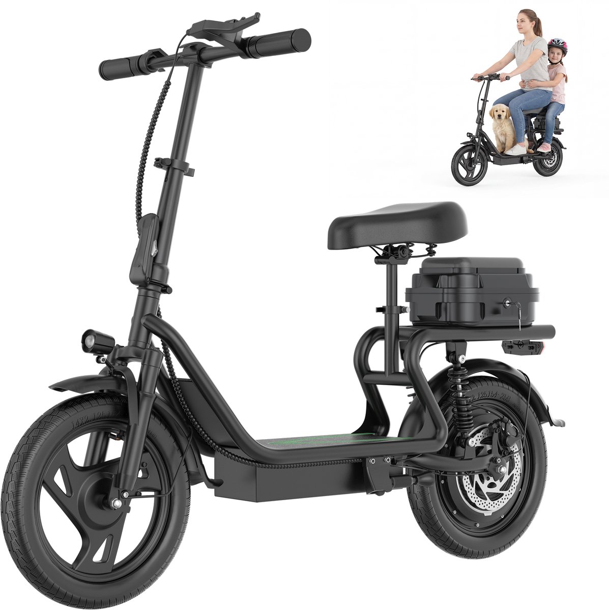 Peter AOVOPRO ESBS XB Elektrische Step met Zadel - Peter - €389,00