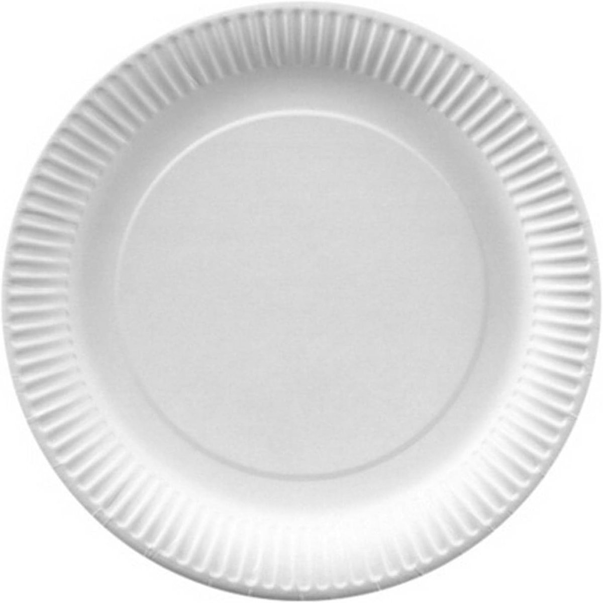 Extra Sterke Papieren Borden Rond Wit - 50 stuks Milieuvriendelijk Karton 26 cm