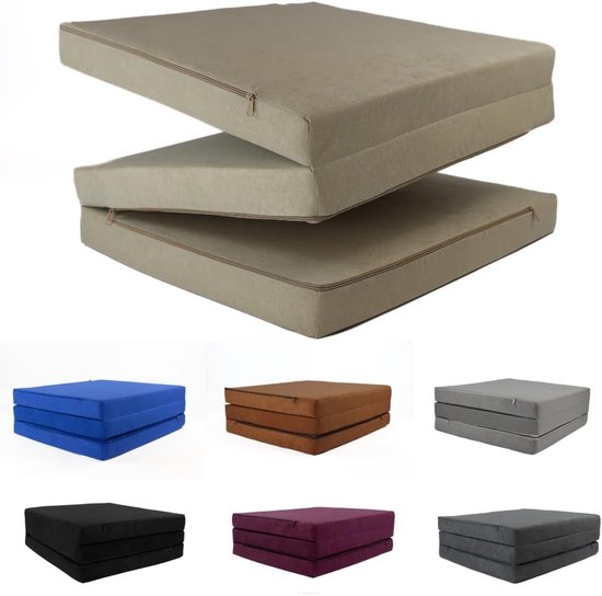 Opvouwbare Gastenmatras XL 195x60cm - Comfortabel Logeermatras voor Camping en Thuis van Merkloos — afbeelding 2