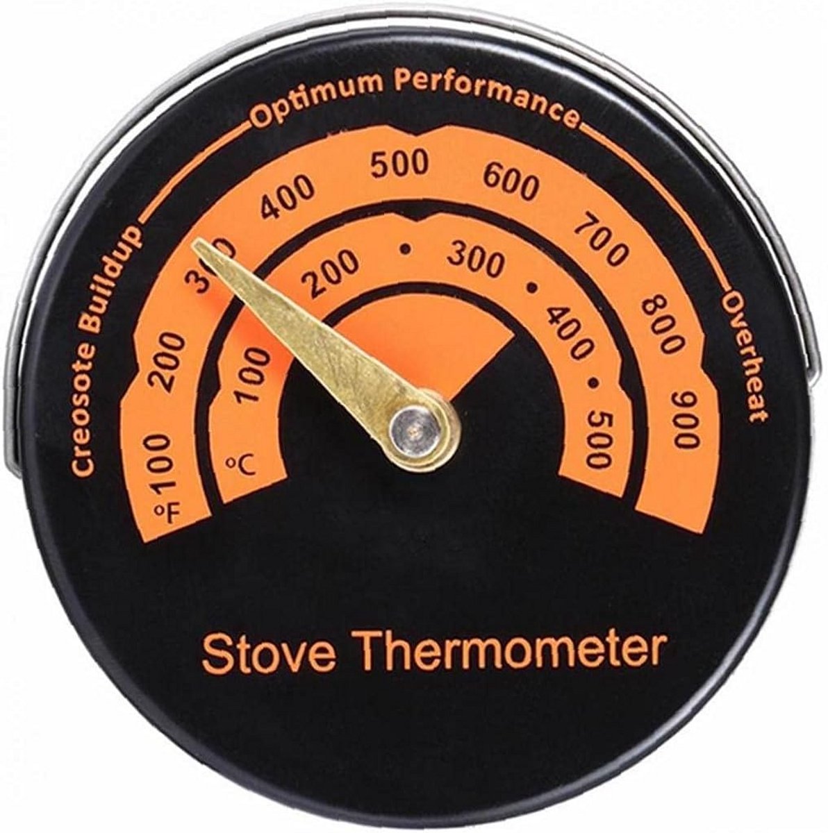 Magnetische Kachelthermometer voor Houtkachel en Rookpijp