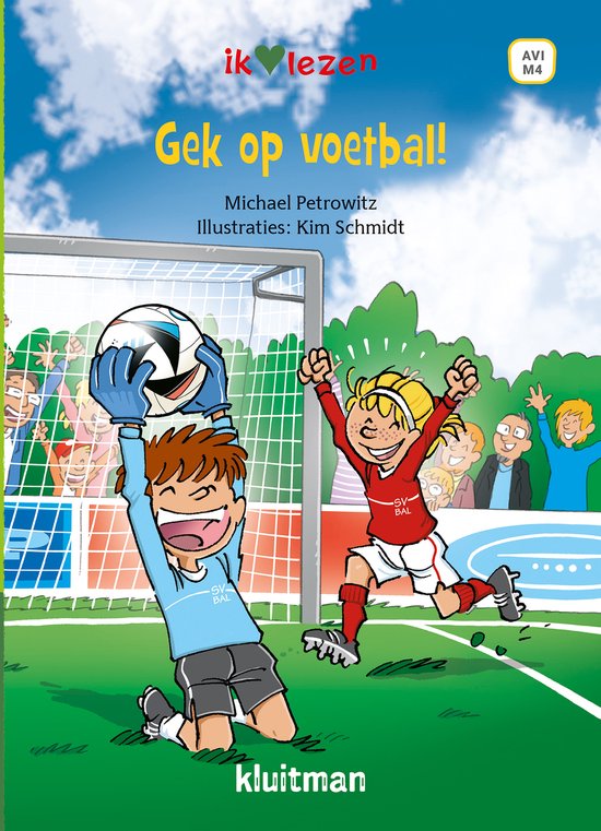 Ik  lezen - Gek op voetbal! - cover