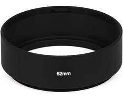 Korte Metalen Zonnekap 62mm Universeel voor Lensfilter - Anti-Reflectie