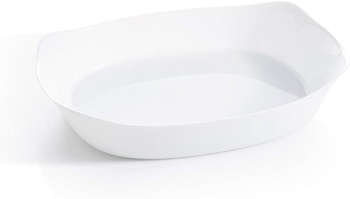 Ovale Ovenschaal van Hittebestendig Glas voor Oven en Magnetron