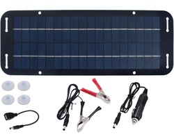 Zonnepaneel - Opvouwbaar Zonnepaneel - Zonnecellen Oplaadbatterij - 18V - IP65 - USB - Zonnepanelen Voor Buiten - Geschikt voor Auto's, Campers, Aanhangers, Tractoren, Motorfietsen, Sneeuwscooters en Boten