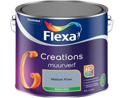 Flexa - Creations Muurverf Extra Mat - Mellow Flow - Kleur van het jaar 2026 - Mengverf - 2.5 L